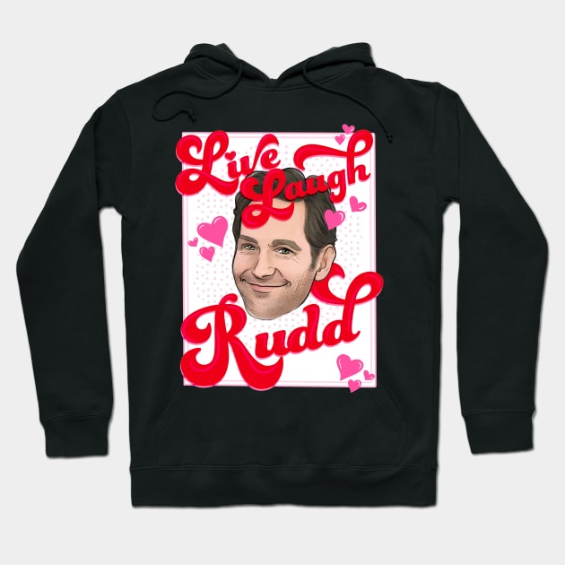 Paul Rudd Love Hoodie by HelloHarlot